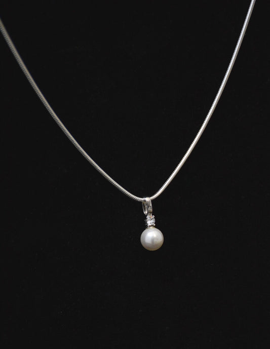 Anhänger Crystal Pearl 925 Silber