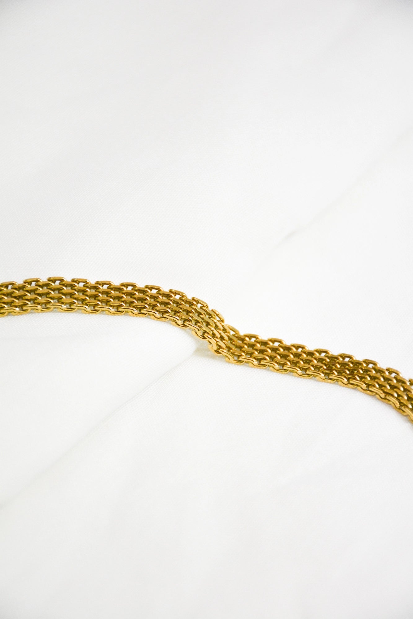 Armband Mesh Edelstahl 18K Vergoldet