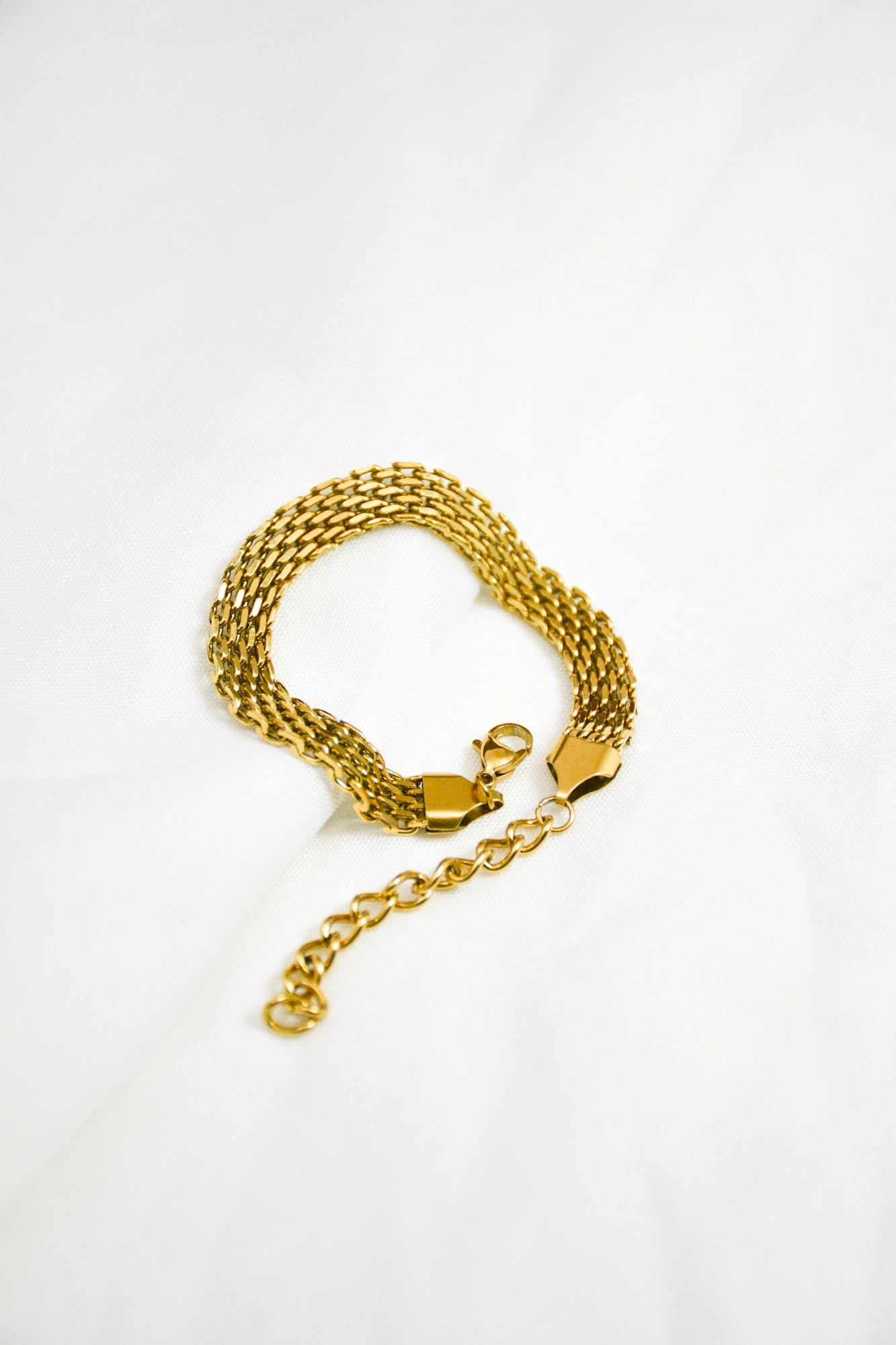 Armband Mesh Edelstahl 18K Vergoldet
