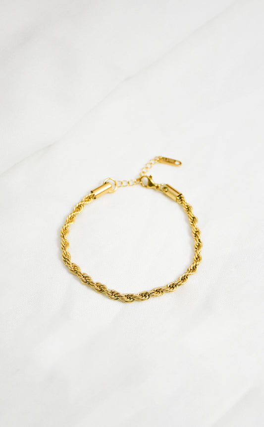 Armband Halat Edelstahl 18K Vergoldet