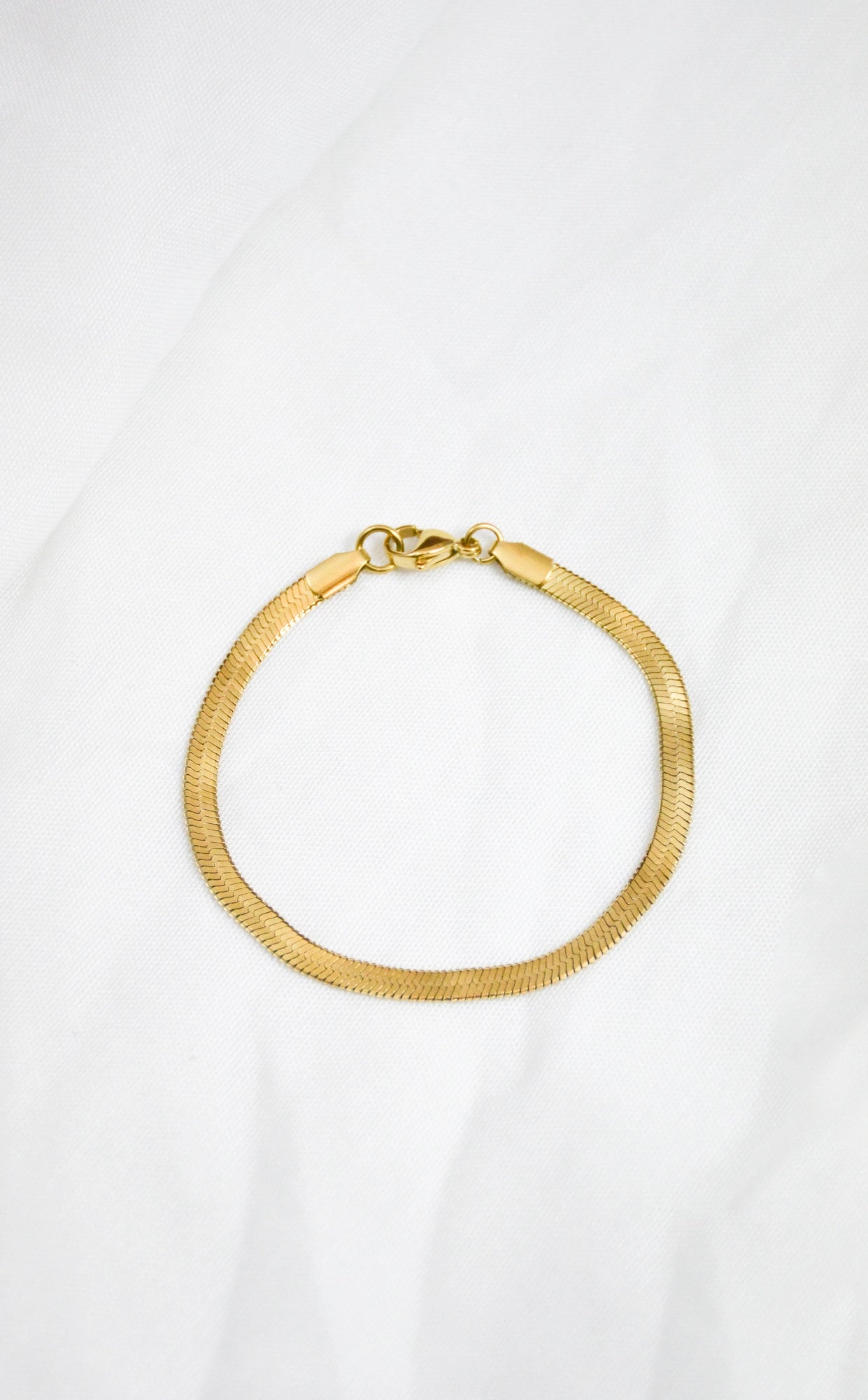 Armband Sleek Edelstahl 18K Vergoldet