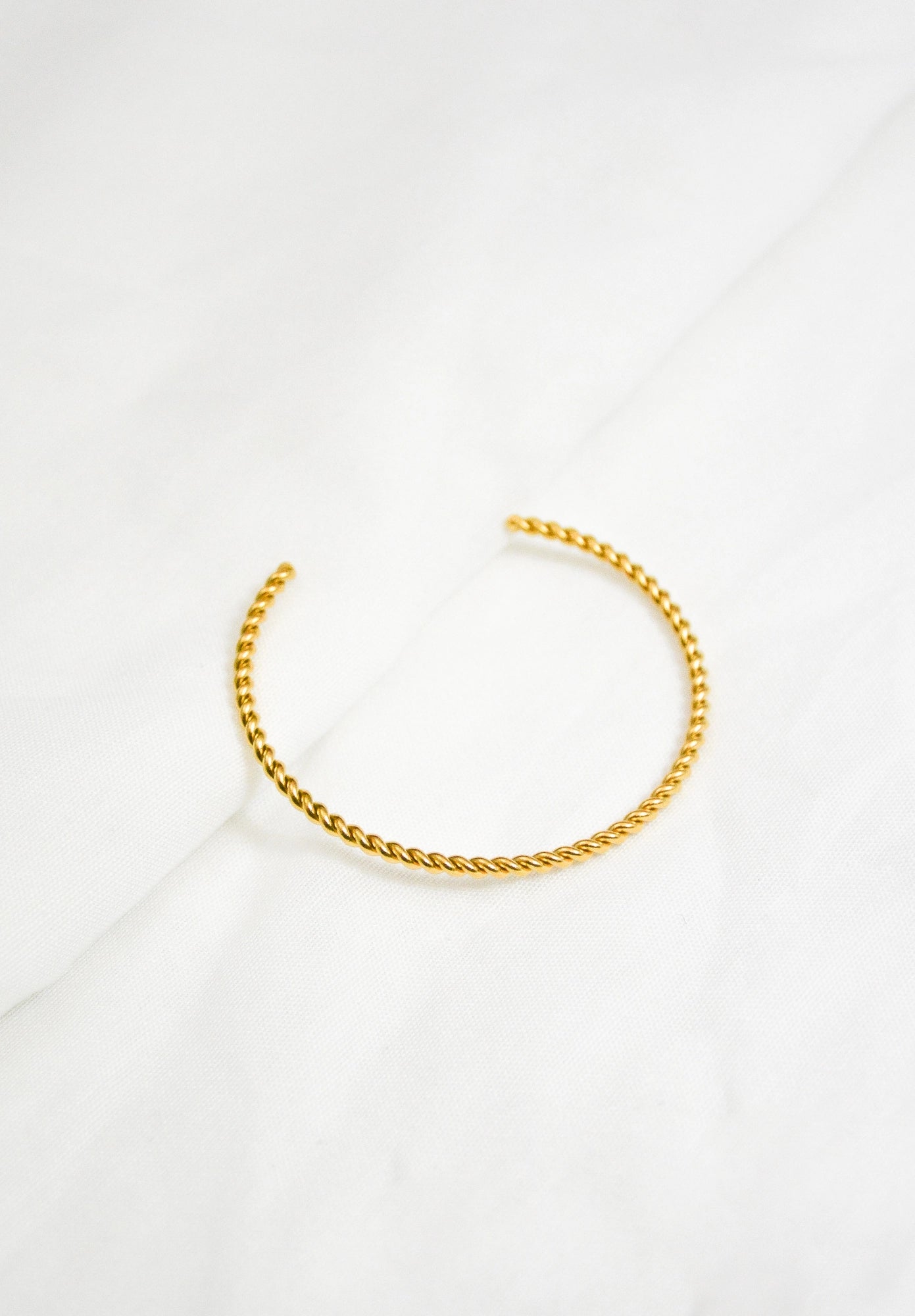 Armreif Burma Edelstahl 18K Vergoldet