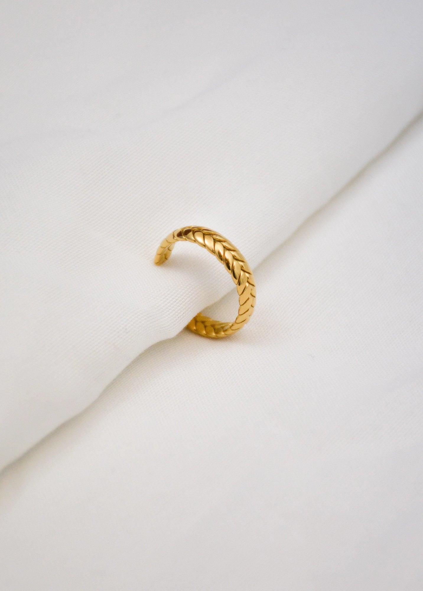 Ring Bashak Edelstahl 18K Vergoldet