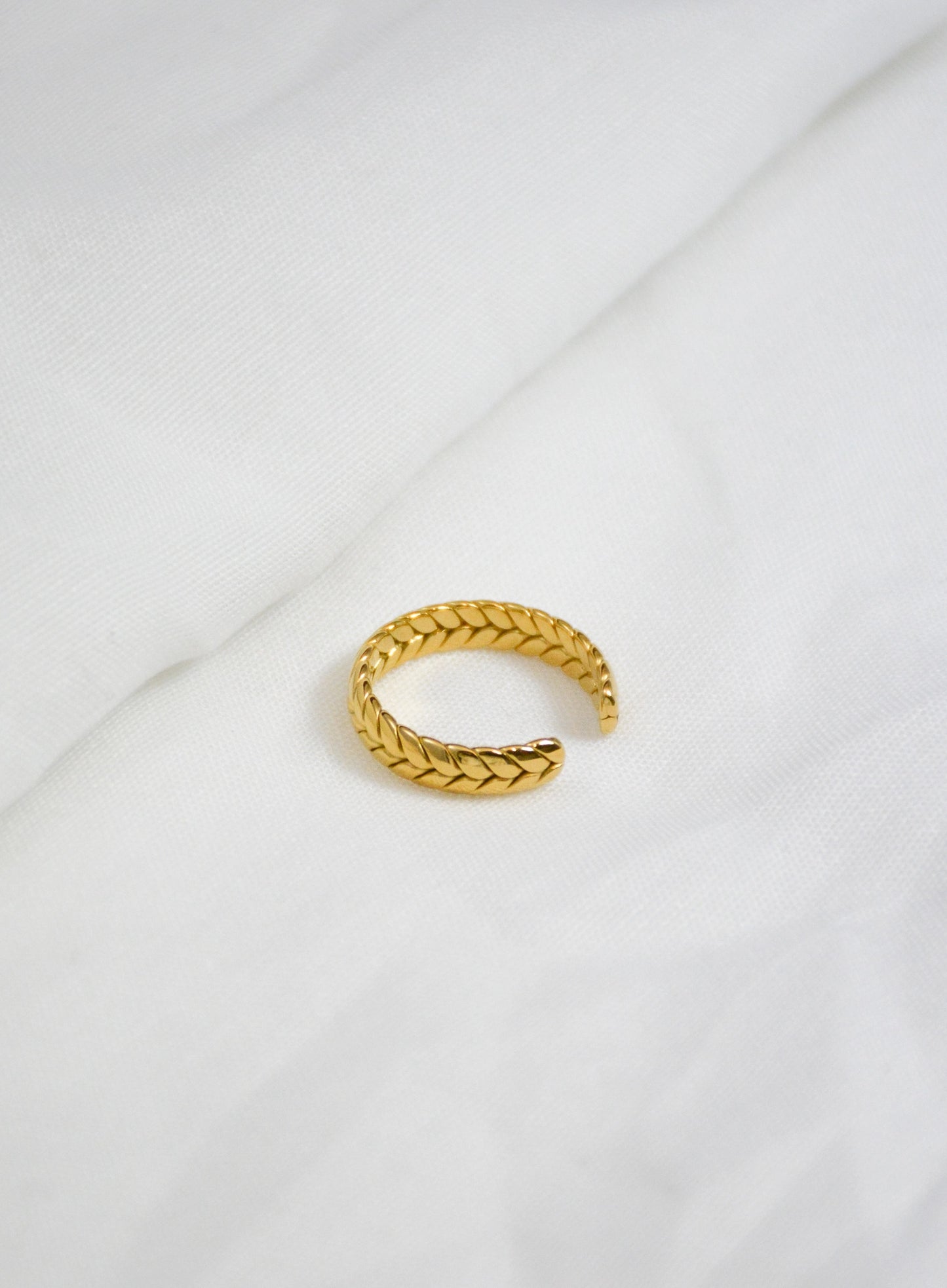 Ring Bashak Edelstahl 18K Vergoldet