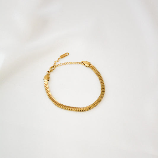 Armband Pula Edelstahl 18K Vergoldet