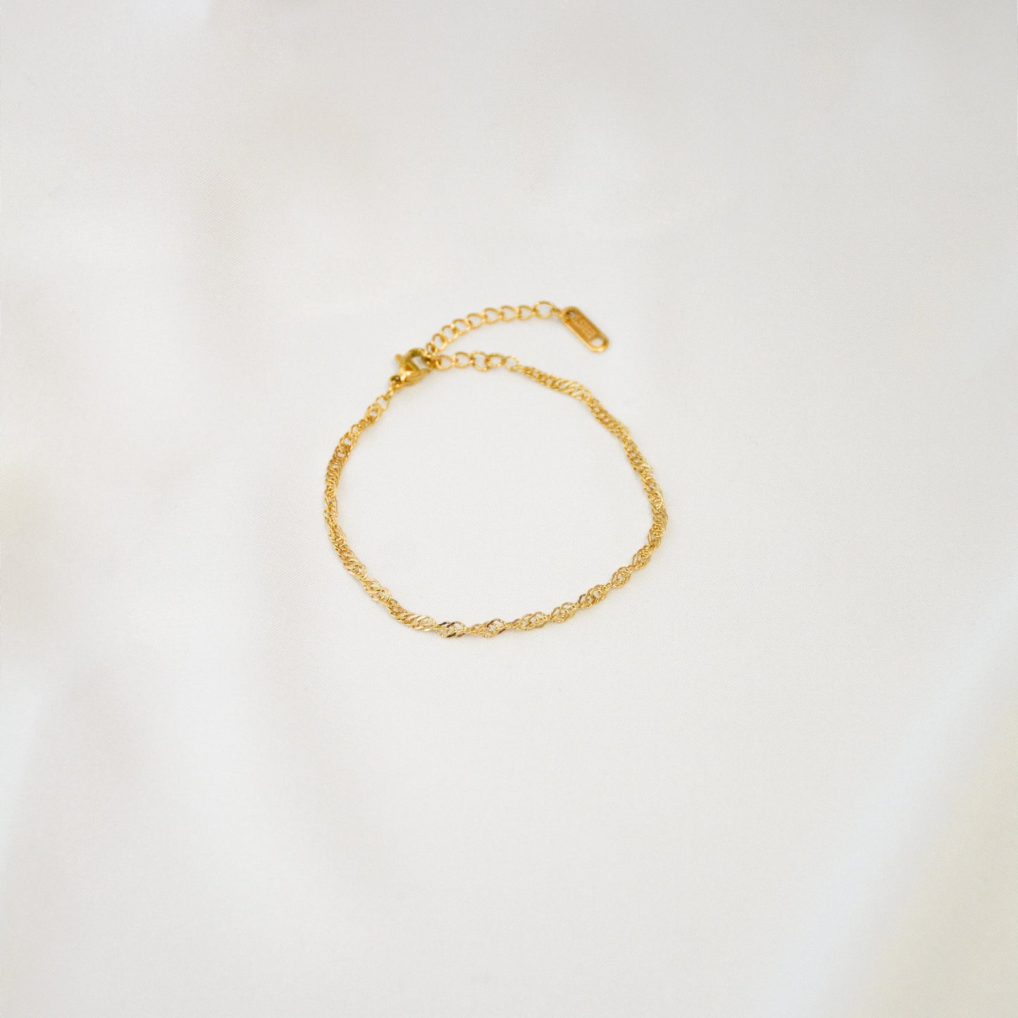 Armband Vintage Twist Edelstahl 18K Vergoldet