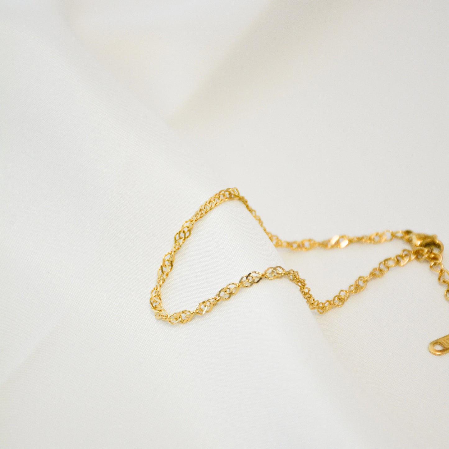 Armband Vintage Twist Edelstahl 18K Vergoldet
