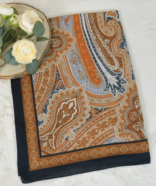 Vintage Orient Navy/Braun