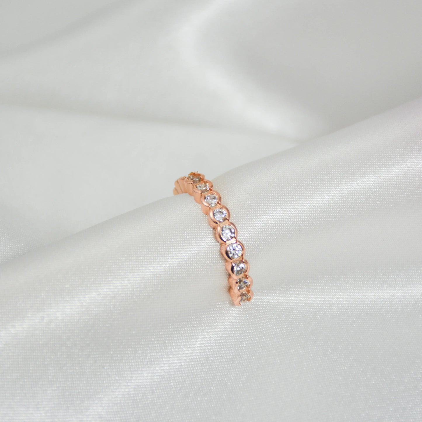 Tennis Ring Lamia Roségold