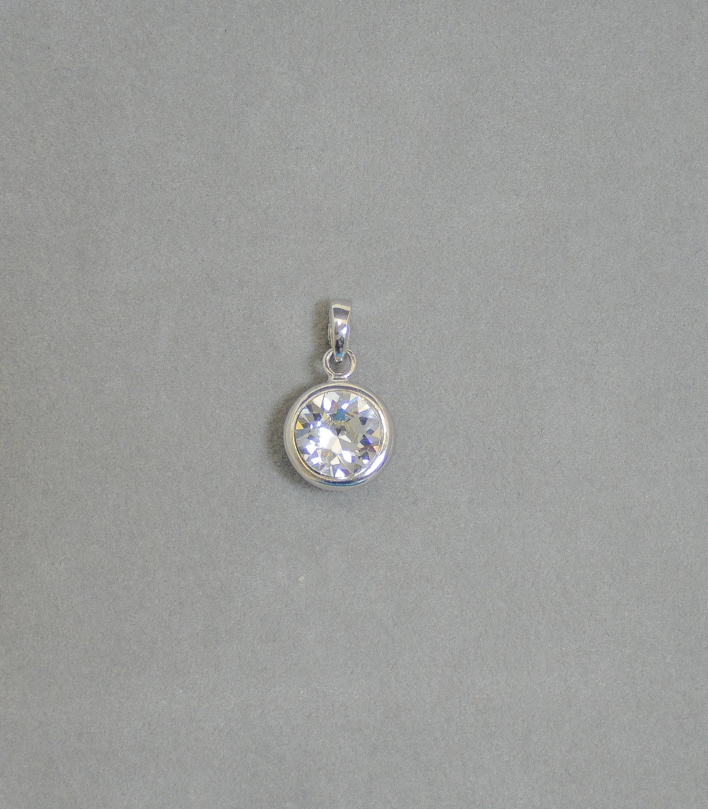 Anhänger Classic Crystal aus 925er Sterling Silber mit funkelndem Zirkonia